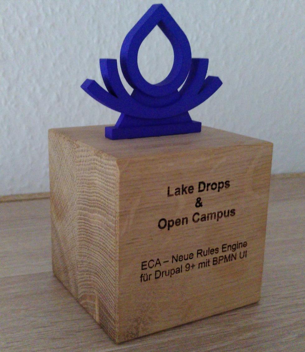 SplashAward 2022 Trophy - back