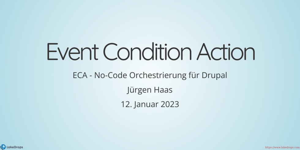 ECA Präsentation bei der DUG Berlin