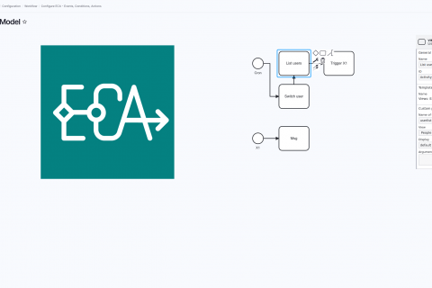 BMPN.iO screenshot with ECA log